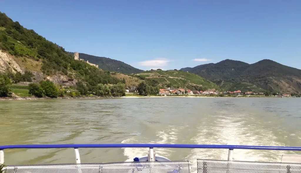 Valle de Wachau durante el crucero por el Danubio
