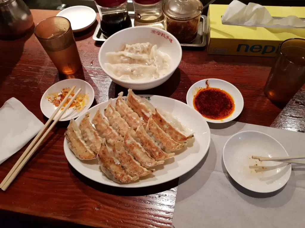 Itinerario de 3 días en Tokio. Gyozas en Tokio