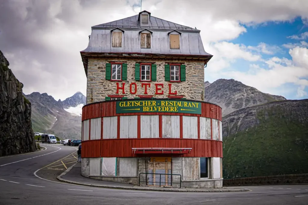 Hotel Belvedere en Furkapass en Suiza