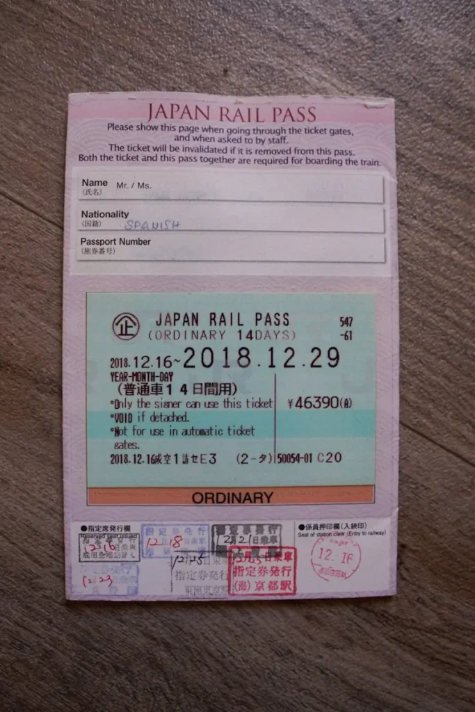 Japan Rail Pass