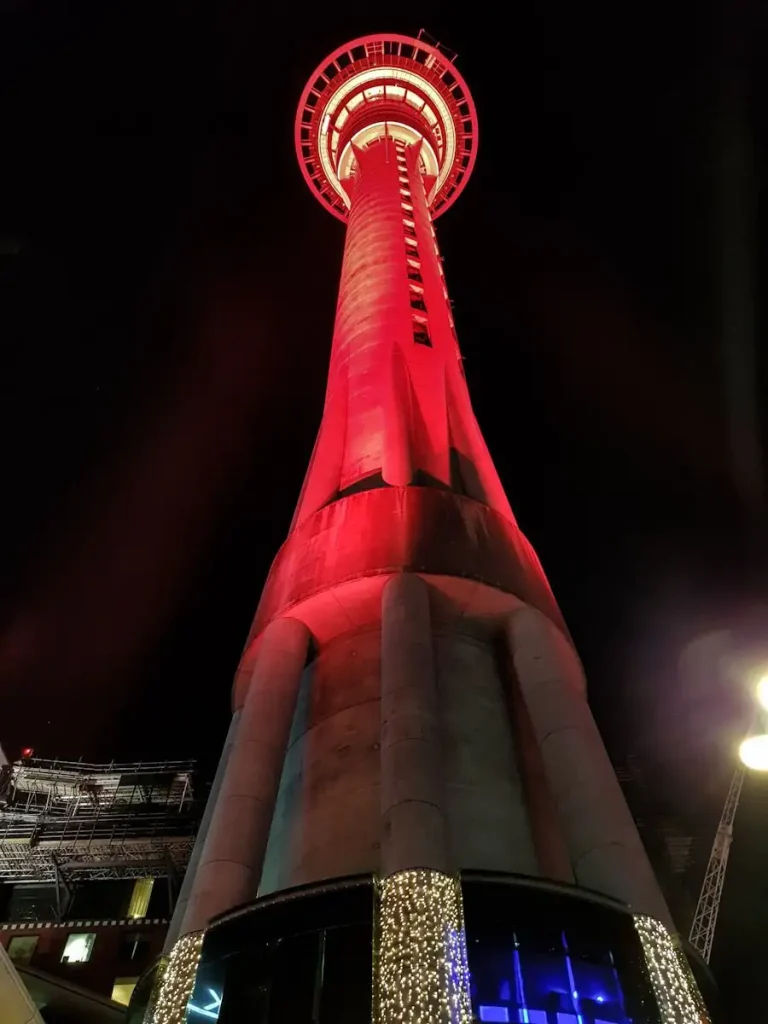 Sky Tower de Auckland en Nueva Zelanda