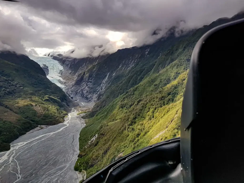Helicóptero Glaciar Franz Josef en Nueva Zelanda