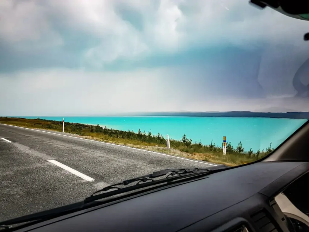 Lago Pukaki en Nueva Zelanda
