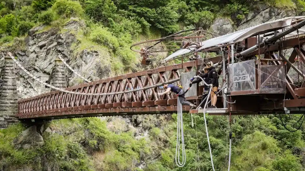 Puenting en Nueva Zelanda