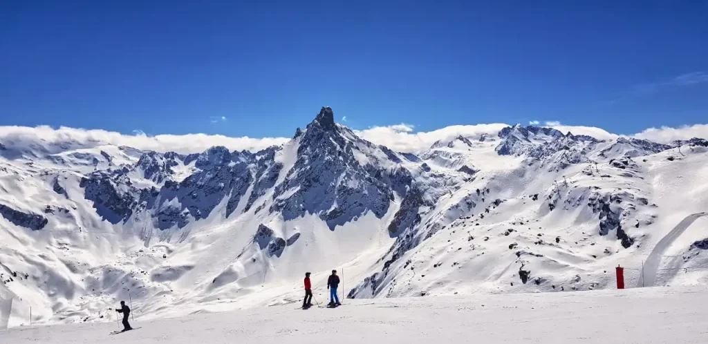 Vistas de los Alpes desde Los Tres Valles