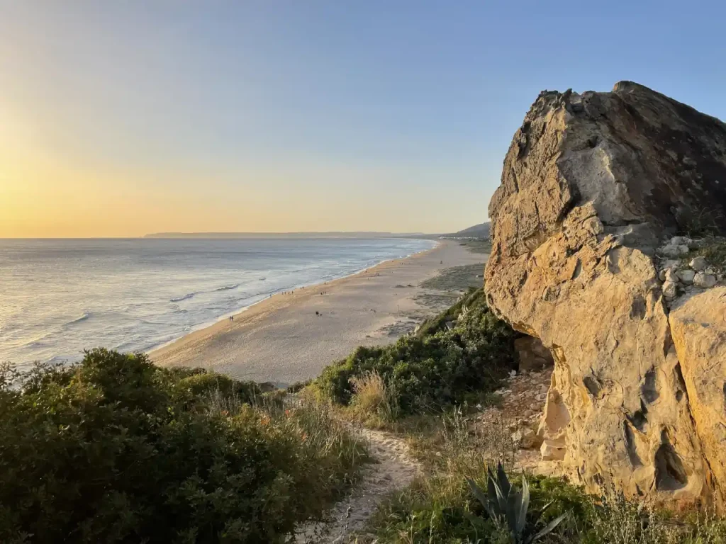 Vistas de la playa de Atlanterra